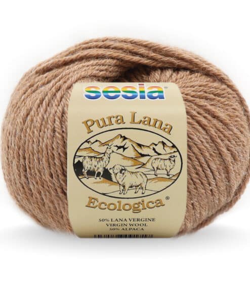 ecological wool sesia yarn certified GOTS alpaca and virgin wool natural colors yarn made in