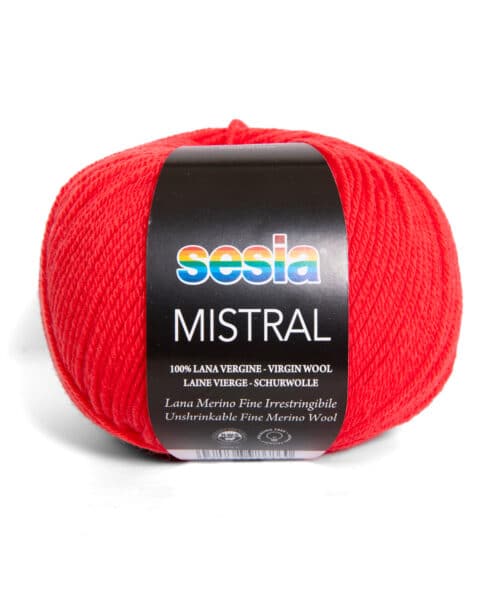 Sesia Mistral extra-fine shrinkable merino wool ideal for newborns and for making baby girl covers and adult sweaters